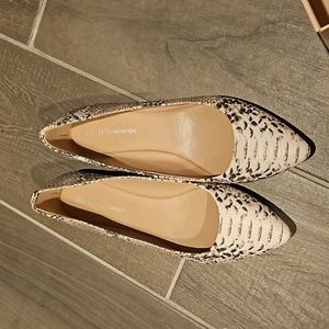 BCBGeneration snake print flats